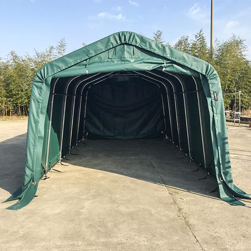 Wodoodporne przenośne garaże i wiaty o wymiarach 3,3 x 6 (11 „x 20”) z PVC