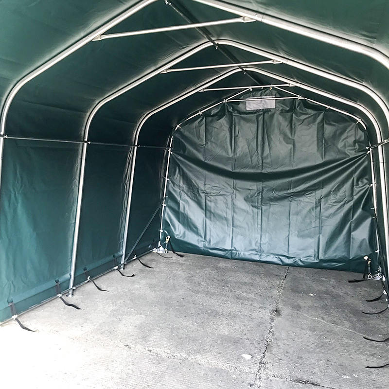 Wodoodporne przenośne garaże i wiaty o wymiarach 3,3 x 6 (11 „x 20”) z PVC