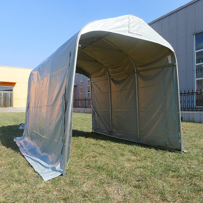 Namiot do tymczasowego przechowywania w garażu z PVC o wymiarach 2,44 x 3,66 (8 x 12 cali).