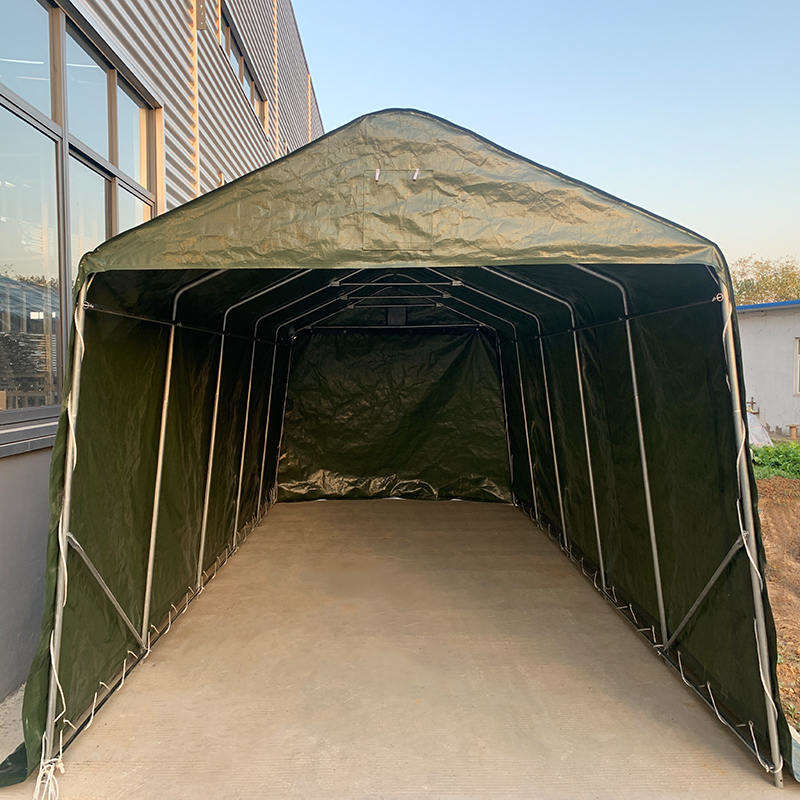 Przenośny garaż samochodowy o wymiarach 3,3 x 6,1 m (11 x 20 cali) z wytrzymałego, odpornego na promieniowanie UV płótna PE
