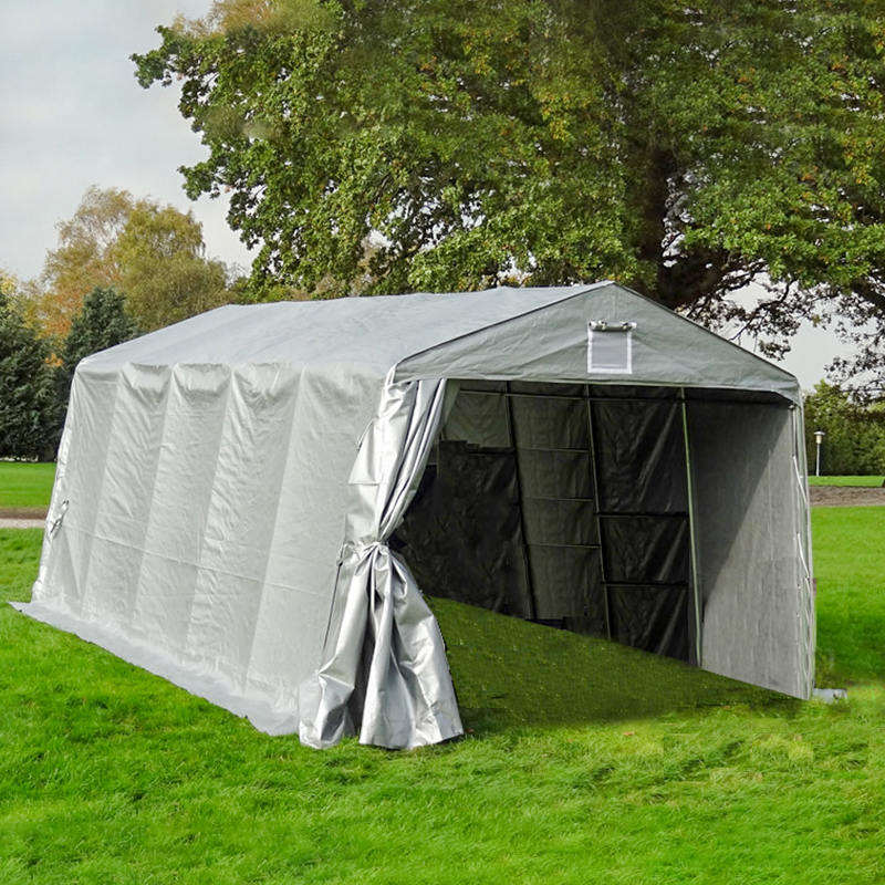 Przenośny garaż samochodowy o wymiarach 3,3 x 6,1 m (11 x 20 cali) z wytrzymałego, odpornego na promieniowanie UV płótna PE