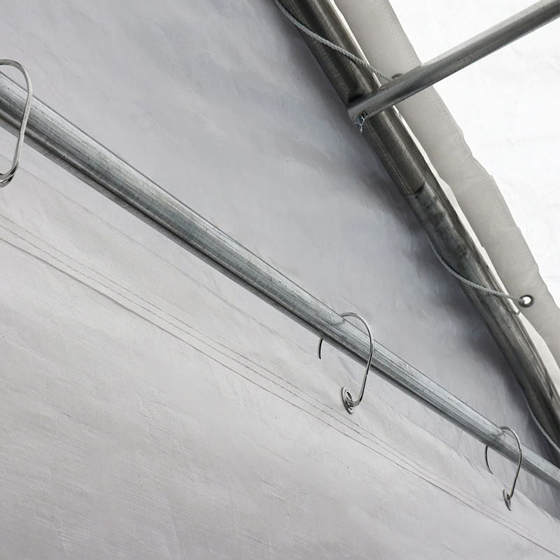 Podwójna wiata samochodowa z PE o wymiarach 6 x 6 m (20 x 20 cali) Przenośny garaż o dużej wytrzymałości