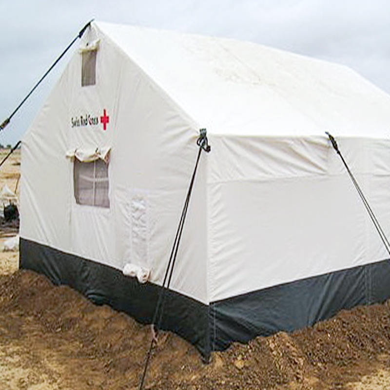 ICRC IFRC UNHCR Standardowy 5-osobowy, podwójny, składany namiot rodzinny na każdą pogodę