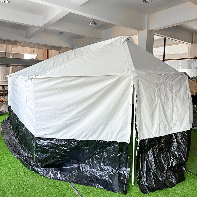 ICRC IFRC UNHCR Standardowy 5-osobowy, podwójny, składany namiot rodzinny na każdą pogodę