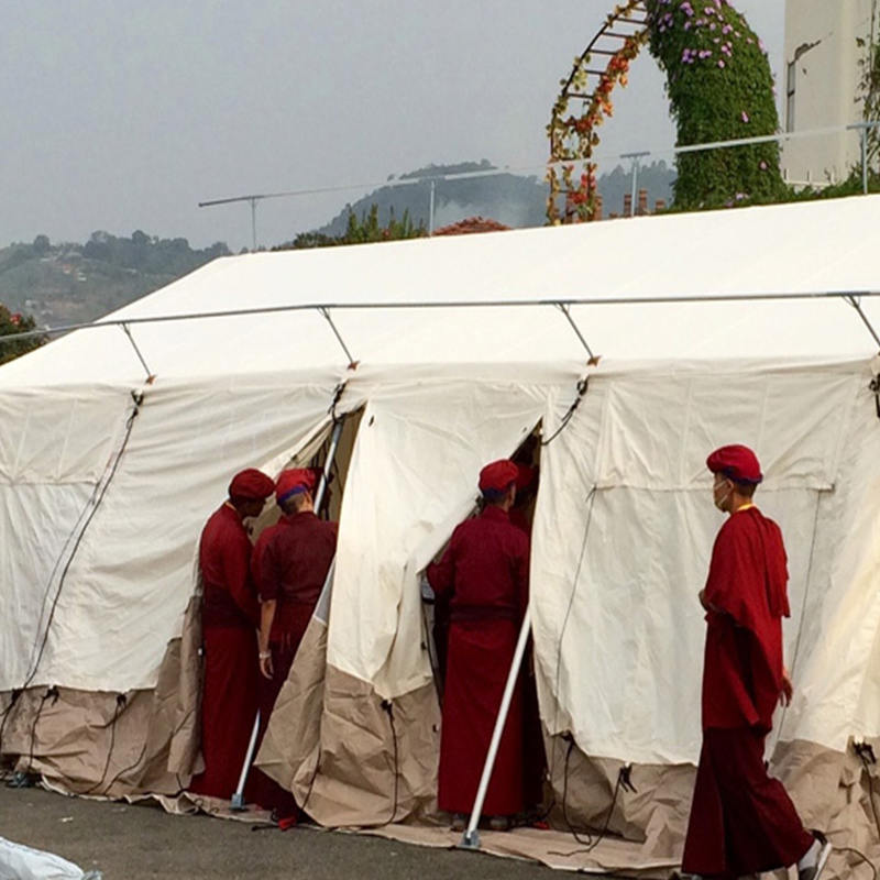 MSF/ICRC/IFRC Standard 45m² Wielofunkcyjny namiot bazowy używany w szkole, biurze, klinice