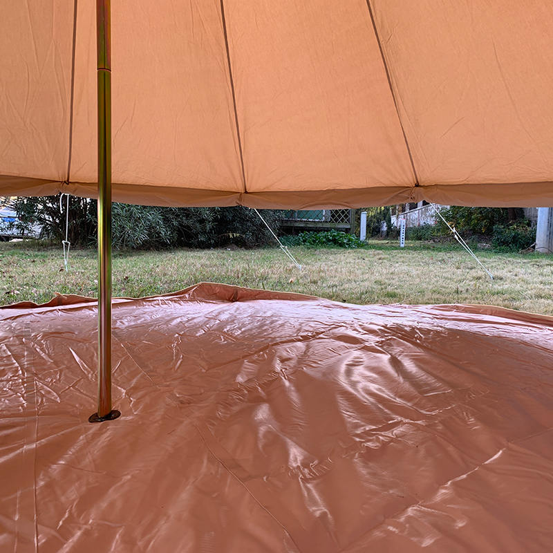 Namiot płócienny o powierzchni 4 m i 4 osoby na rodzinny kemping