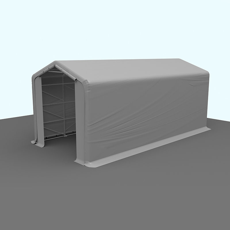 Namiot do przechowywania na zewnątrz o wymiarach 5X10 4 m. Elastyczny duży garaż