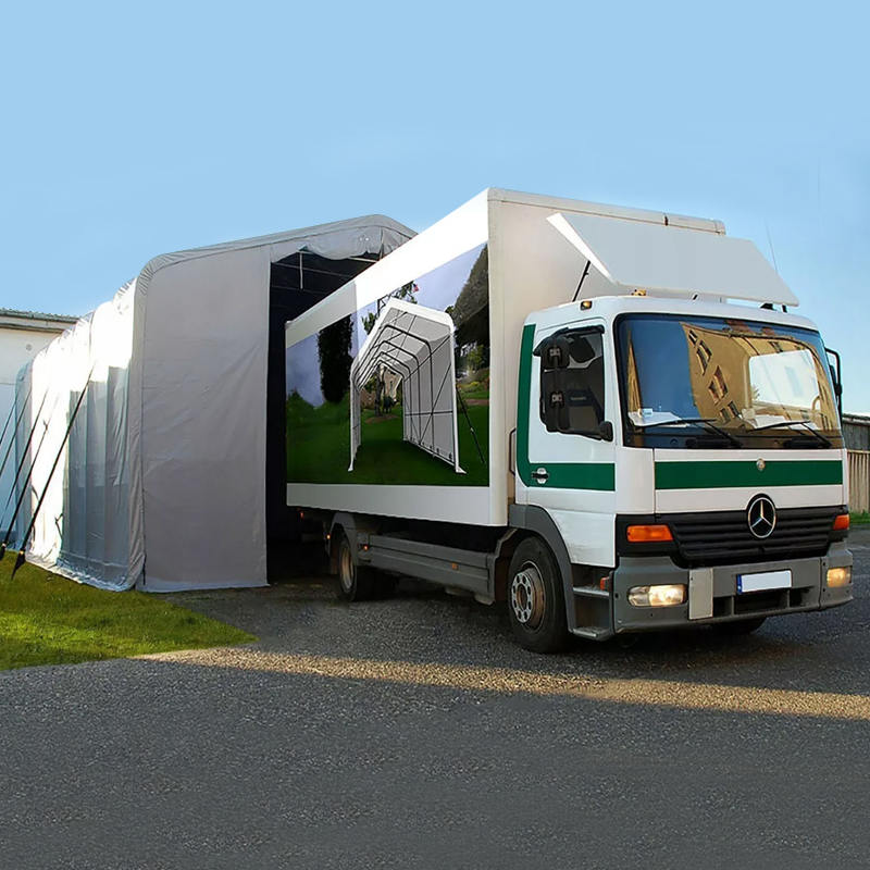 Namiot magazynowy o wymiarach 8X12 4 m, odporny na promieniowanie UV, namiot przeciwsłoneczny