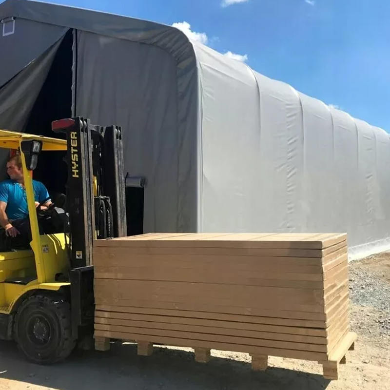 Namiot magazynowy o wymiarach 8X12 4 m, odporny na promieniowanie UV, namiot przeciwsłoneczny