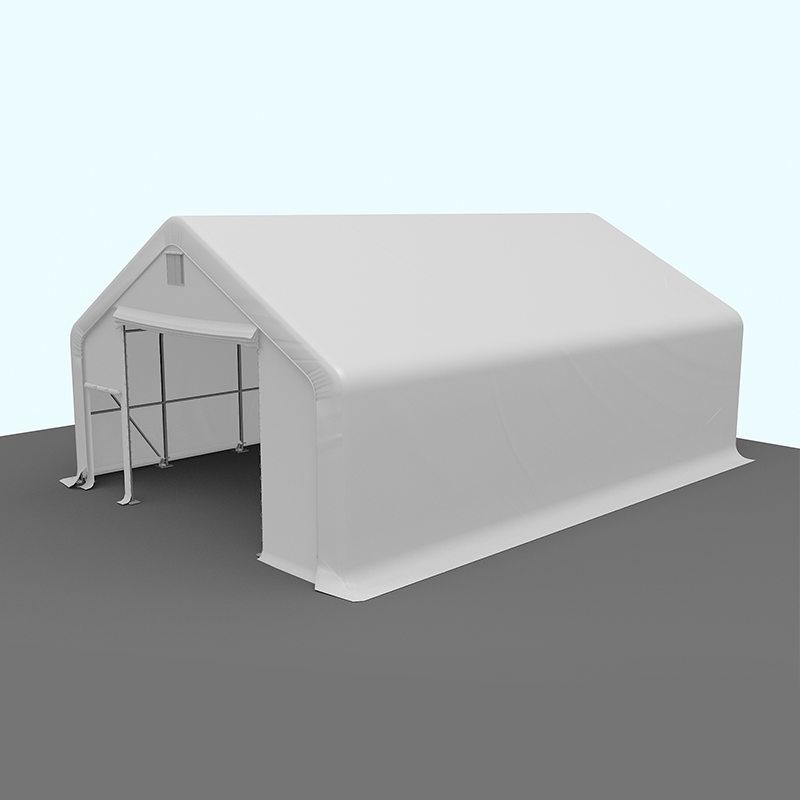 Przemysłowy duży zielony namiot magazynowy o wymiarach 8X12m-3m z PCV