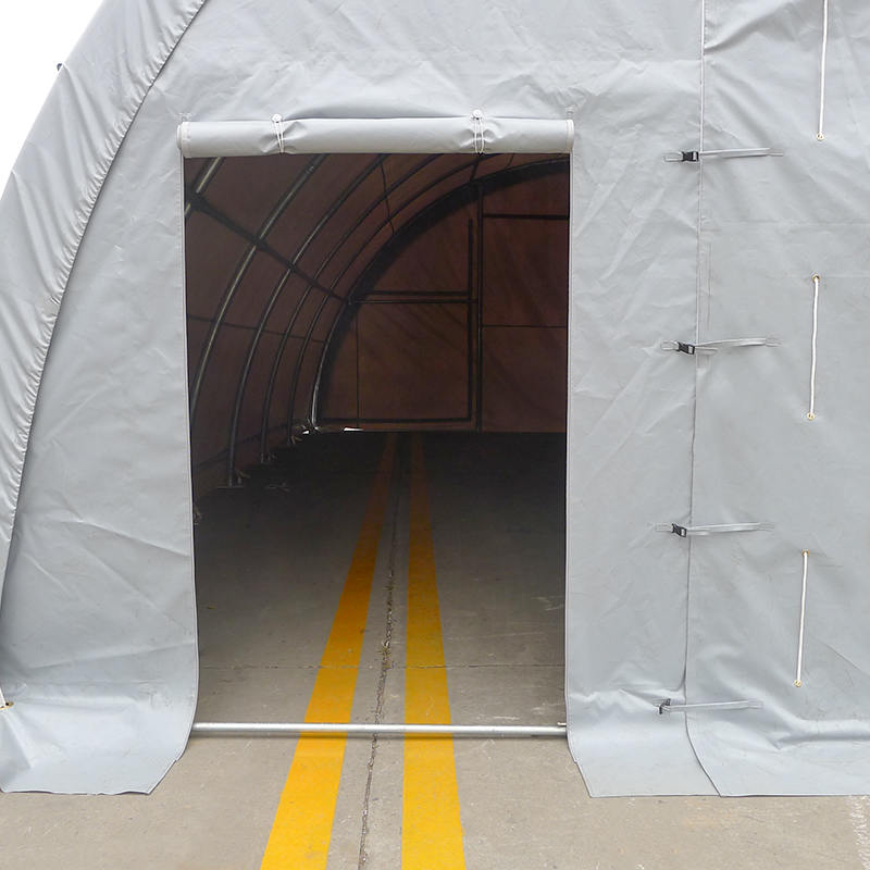 Łukowy namiot magazynowy o wymiarach 9 x 12 m x 4,5, hala namiotowa o okrągłym łuku