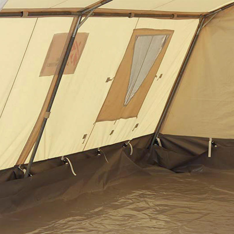 Wielofunkcyjny namiot apteczny o powierzchni 27,5 m² zgodny ze standardem IFRC