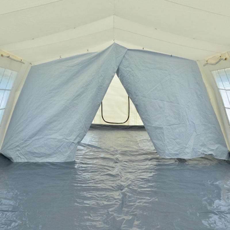 Uniwersalny tymczasowy namiot UNICEF o powierzchni 72 m², odporny na promienie UV