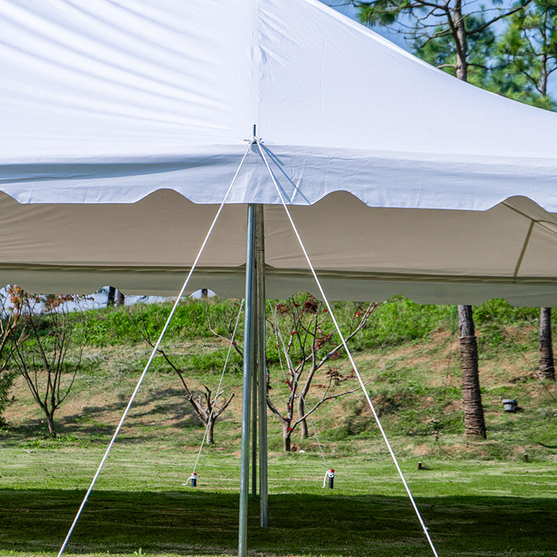 Namiot z baldachimem z PCV o wymiarach 20 