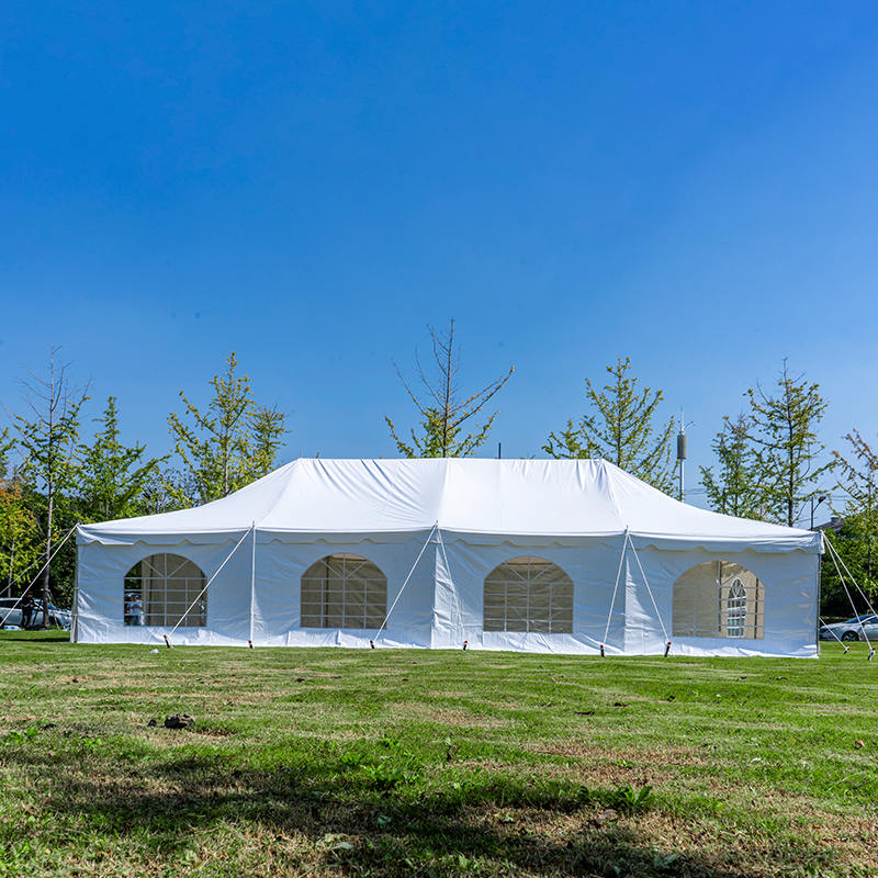 Namiot z baldachimem z PCV o wymiarach 20 