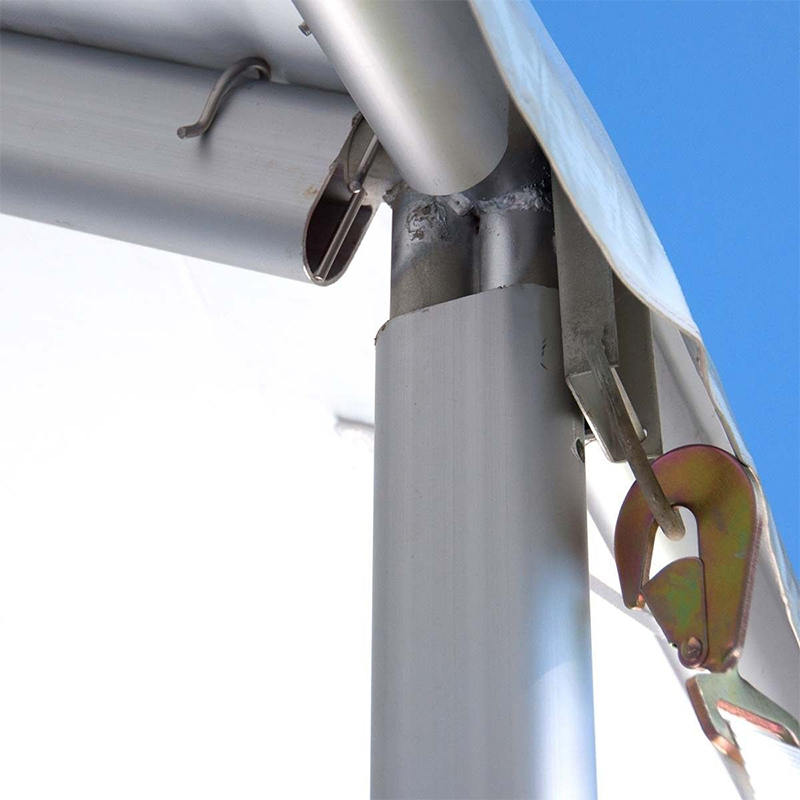 Rama zachodniego wybrzeża o wymiarach 30 cali x 45 cali (9 x 13,5 m) Namiot imprezowy z PCV z podwójną rurą aluminiową