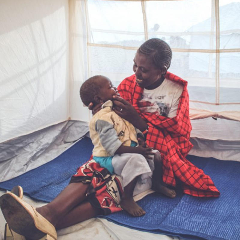 Syntetyczna mata do spania UNHCR Standard dla 1 osoby