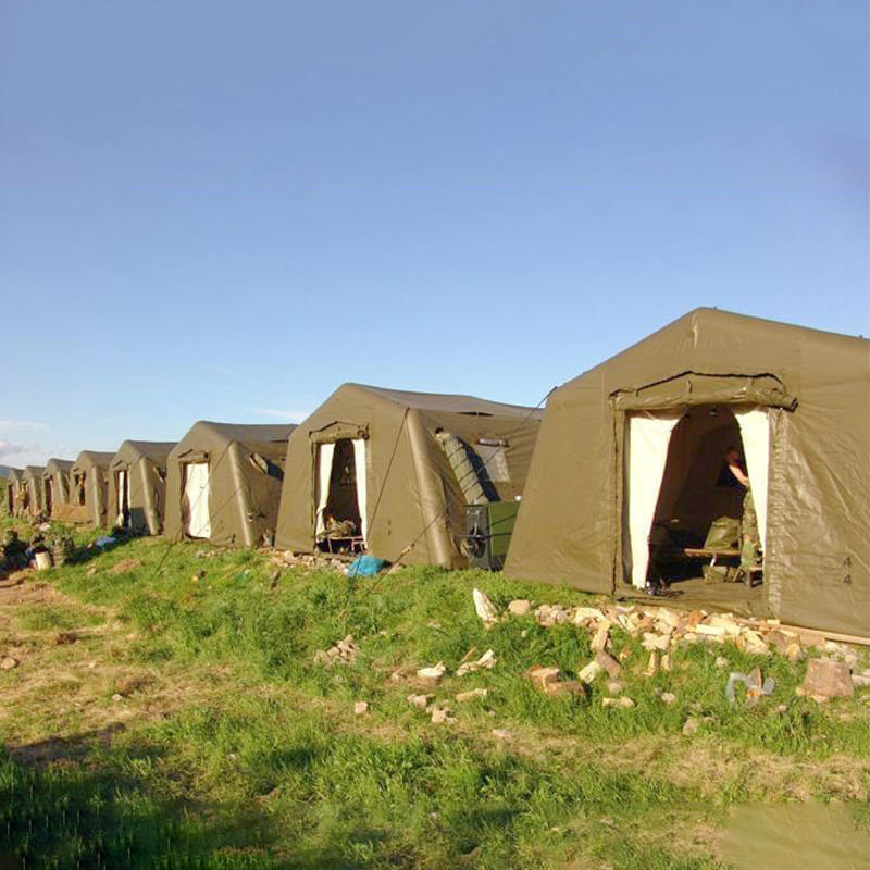 Wielofunkcyjne, małe, nadmuchiwane schrony niskociśnieniowe o wymiarach 5,6 x 5,15 m