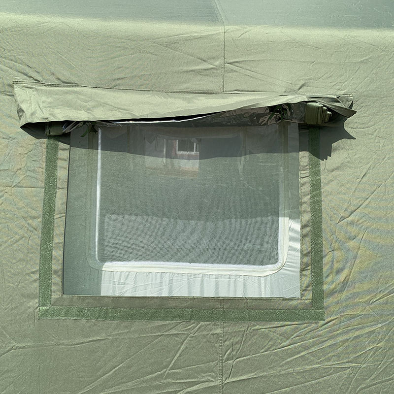 Nadmuchiwany namiot dowodzenia wojskowego o powierzchni 30 m²