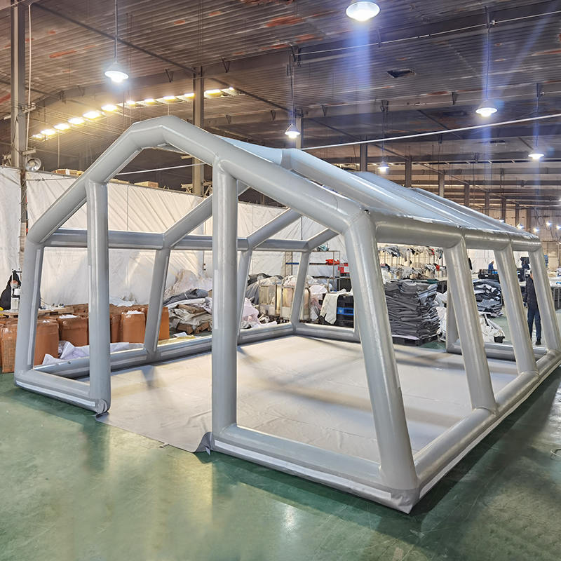 Wielofunkcyjny nadmuchiwany namiot o powierzchni 42 m² do szybkiego rozkładania