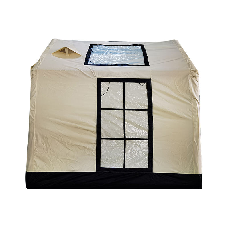 Nadmuchiwany namiot kempingowy Glamour dla 2–4 osób, czterosezonowy