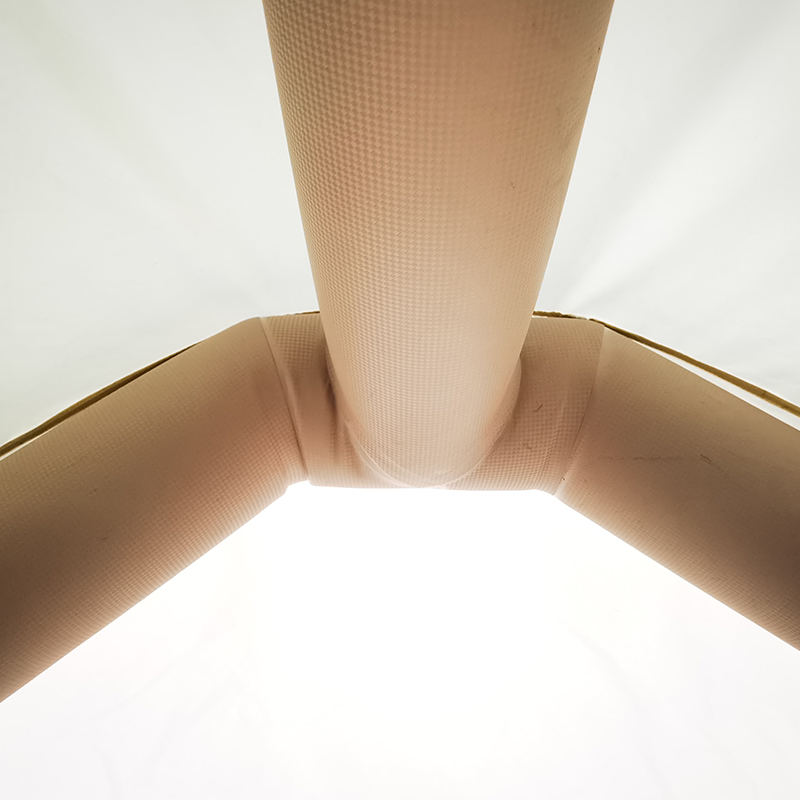 Nadmuchiwany namiot kempingowy Glamour dla 2–4 osób, czterosezonowy