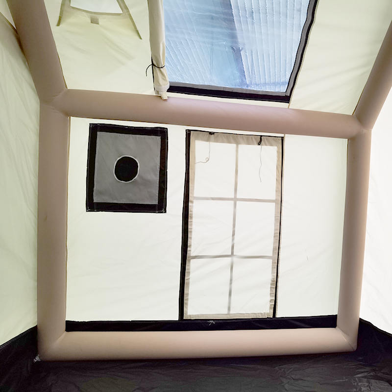 Nadmuchiwany namiot kempingowy Glamour dla 2–4 osób, czterosezonowy