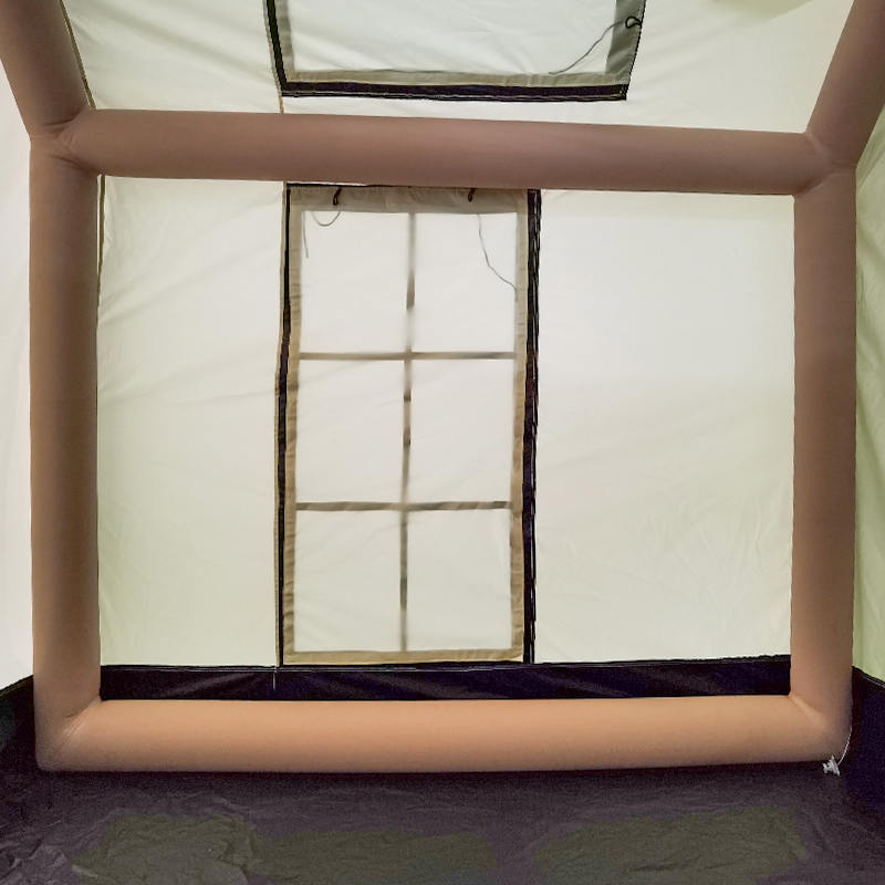 Nadmuchiwany namiot kempingowy Glamour dla 2–4 osób, czterosezonowy