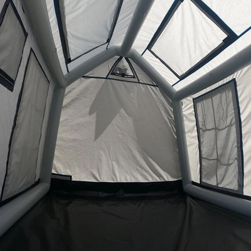 Nadmuchiwany namiot kempingowy Glamour dla 2–4 osób, czterosezonowy