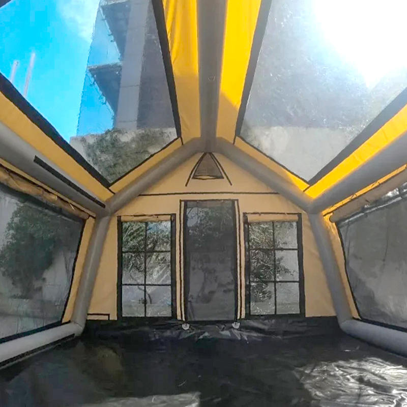 Nadmuchiwany namiot kempingowy z panoramą dla 8–10 osób