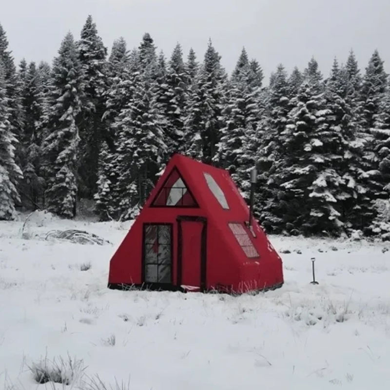 Wodoodporny nadmuchiwany namiot powietrzny dla 8–10 osób na kemping
