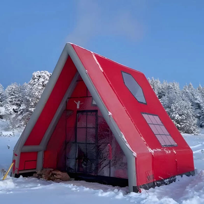 Wodoodporny nadmuchiwany namiot powietrzny dla 8–10 osób na kemping