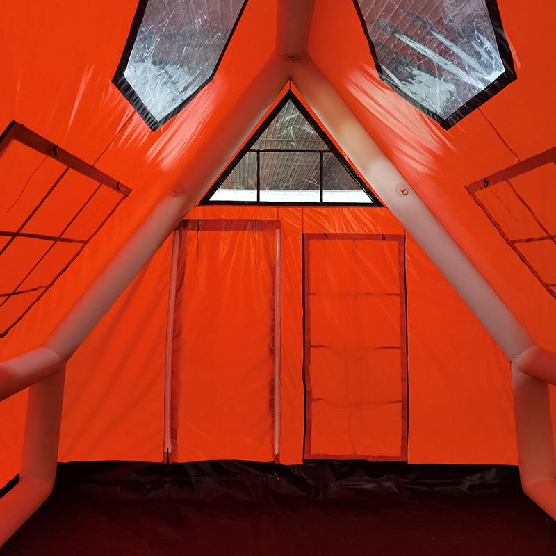 Wodoodporny nadmuchiwany namiot powietrzny dla 8–10 osób na kemping