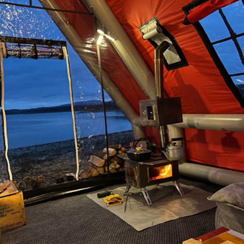 Wodoodporny nadmuchiwany namiot powietrzny dla 8–10 osób na kemping